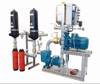 Pumpwerk S8-ASD mit Filterbatterie