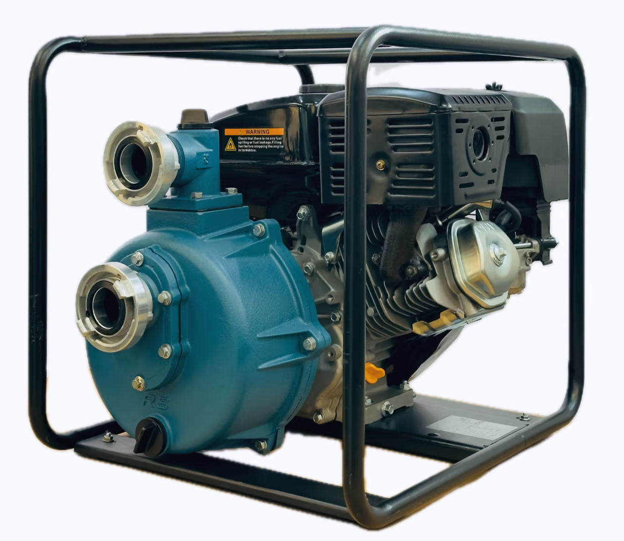 Benzin-Motorpumpe MSHP75 im Rohrrahmen